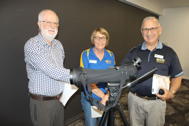 Telescope bought with grant money for the Bird group